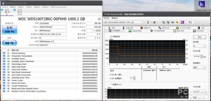 西部数据WD Blue SN550评测：型号＋50，容量带宽翻倍血赚