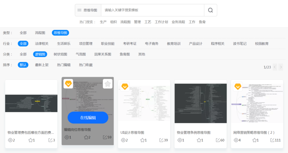 思维逻辑导图软件用什么？推荐一个大学生都在用的在线网站