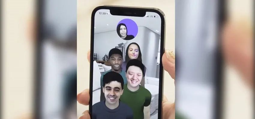 AR版Face Time诞生！Spatial推出新社交软件Tele