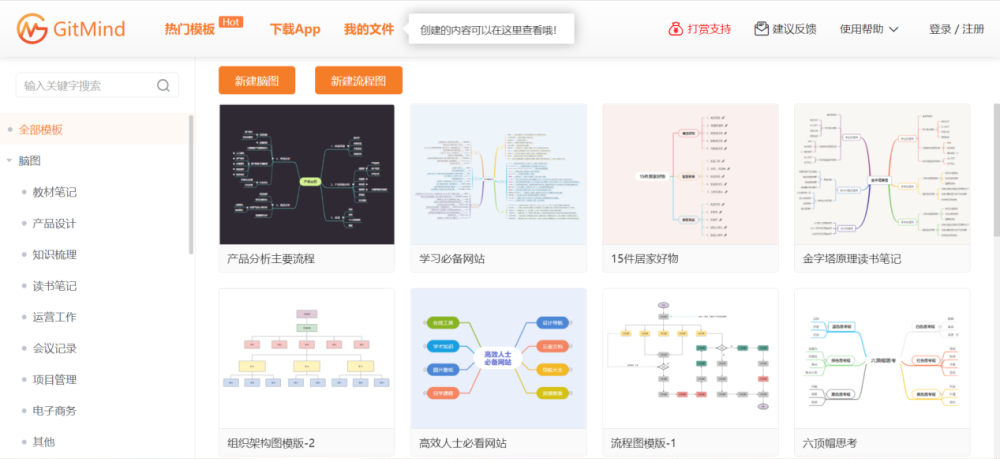 读书笔记新兴工具—脑图软件