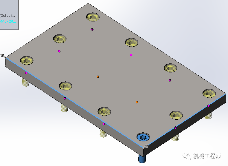 Solidworks零部件阵列之联动阵列，以后再也不用担心改尺寸了！