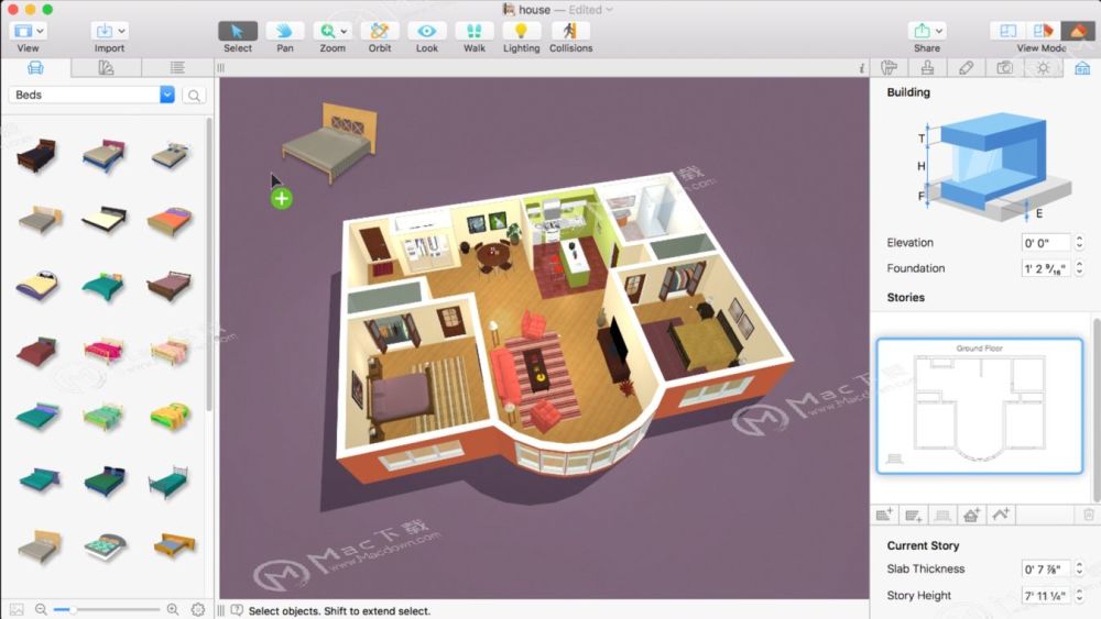 Live Home 3D Pro for mac（3D家居设计软件）v4.3.1中文激活版