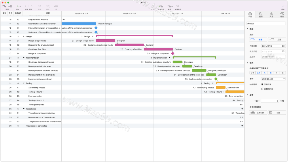 Project Office Pro for Mac任务项目管理软件