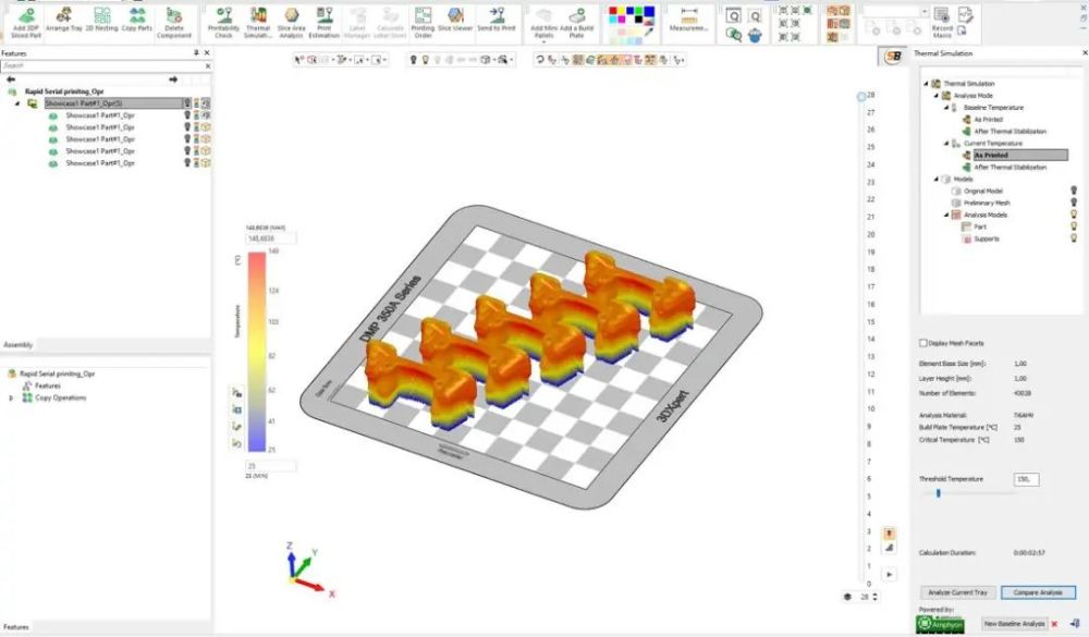 强大的金属3D打印软件3DXpert 17：?创成拓扑、隐式建模、工艺脚本、成型仿真