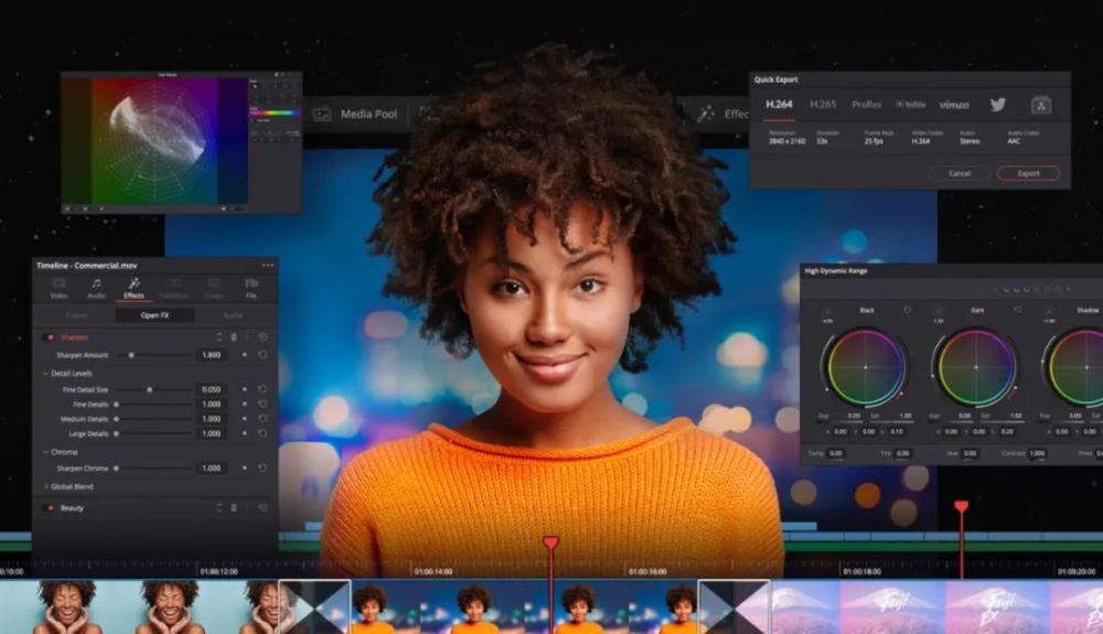 软件-达芬奇18版本已上线专业剪辑调色特效！新增超多黑科技！