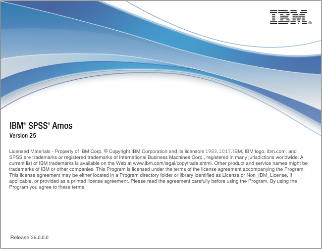 IBM SPSS Amos结构方程模型处理软件的安装方法