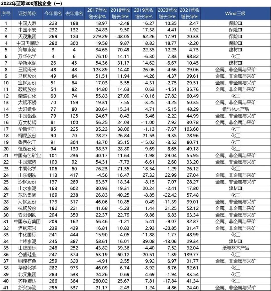 2022中国蓝筹企业成长报告：进步与衰退