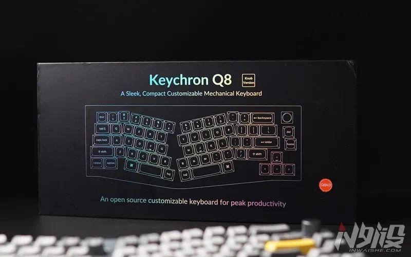 Keychron Q8 Alice配列人体工学机械键盘上手体验