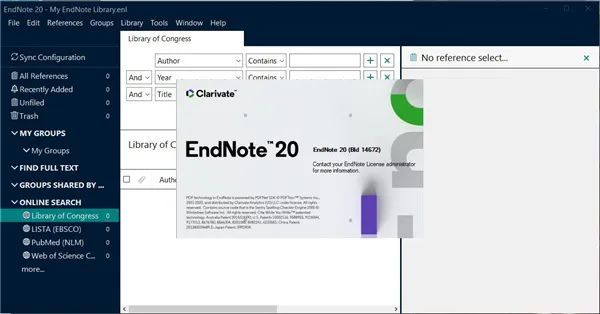 新版本EndNote20文献管理软件安装！