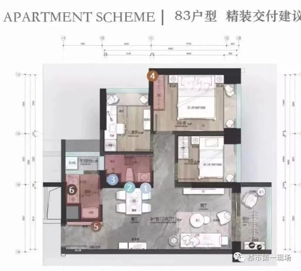 龙岗大运今日开放样板房，12月底开盘，推售约75-144平2-4房带装修