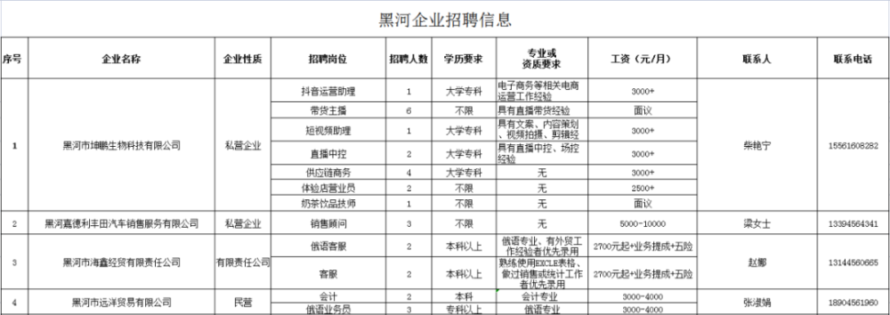 232个岗位！黑河市举办“2022年全国人力资源市场高校毕业生就业服务周”活动