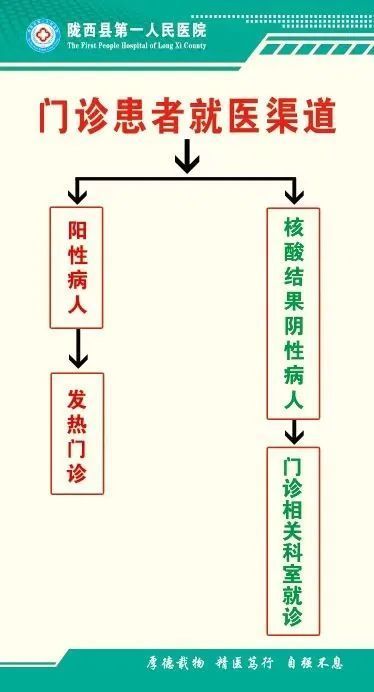 陇西县第一人民医院最新就诊流程图