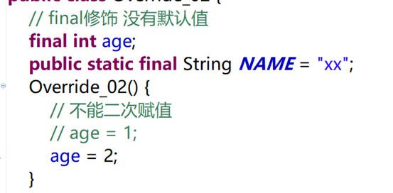 Day12 继承、final、super、覆写、多态