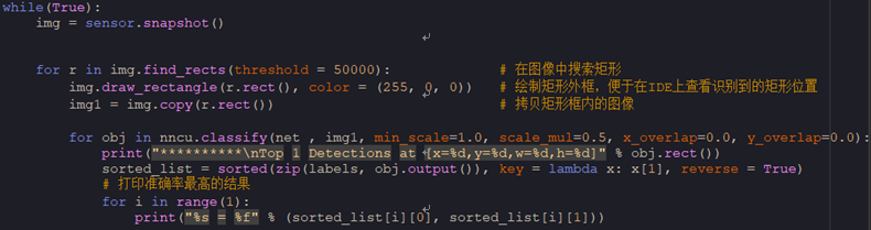 ▲ 图 7.3.3 寻找矩形函数与识别函数