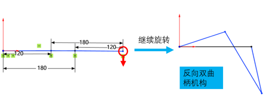 CrownCAD三维CAD绘制四连杆机构的具体步骤