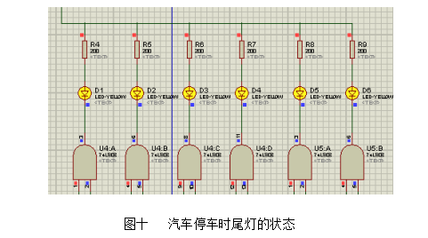 汽车尾灯控制电路