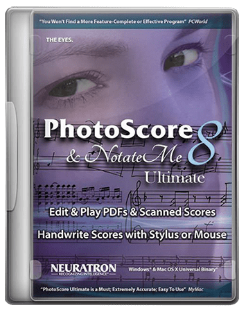 Neuratron PhotoScore Ultimate v8.8.6/8.8.4 WiN-MAC 乐谱扫描识别软件