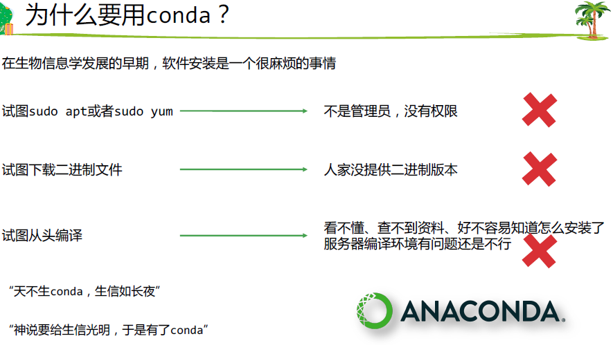 Linux软件安装 conda