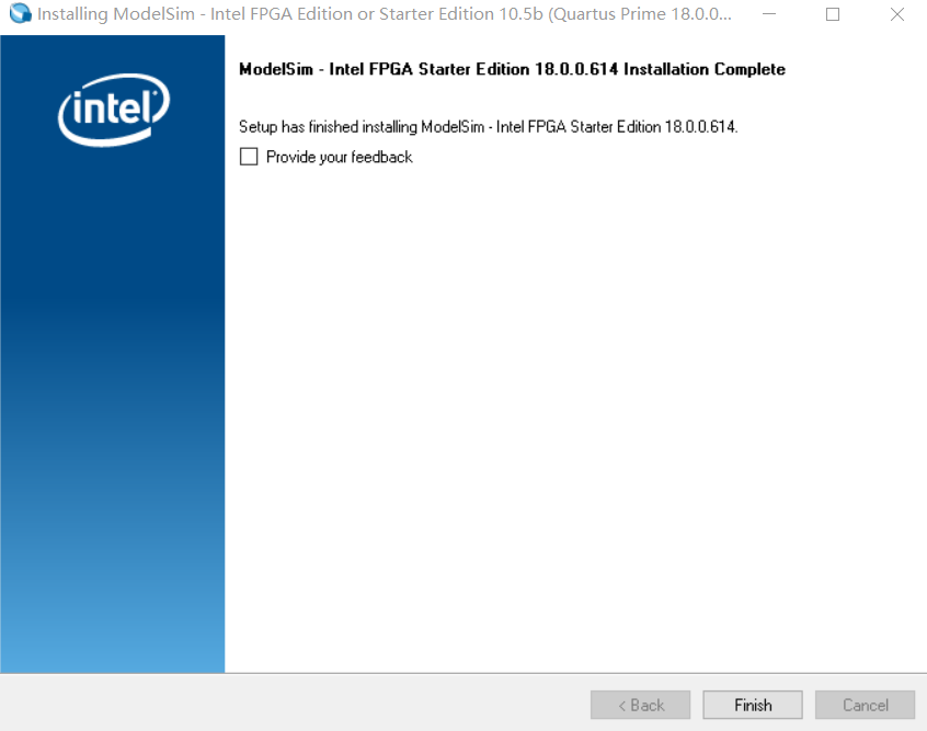 Quartus Prime 18.0与ModelSim的安装