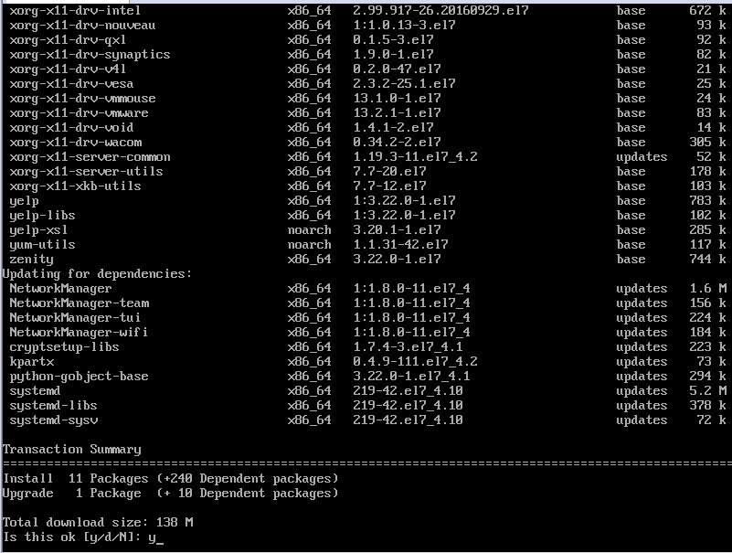 Linux 安装图形化界面