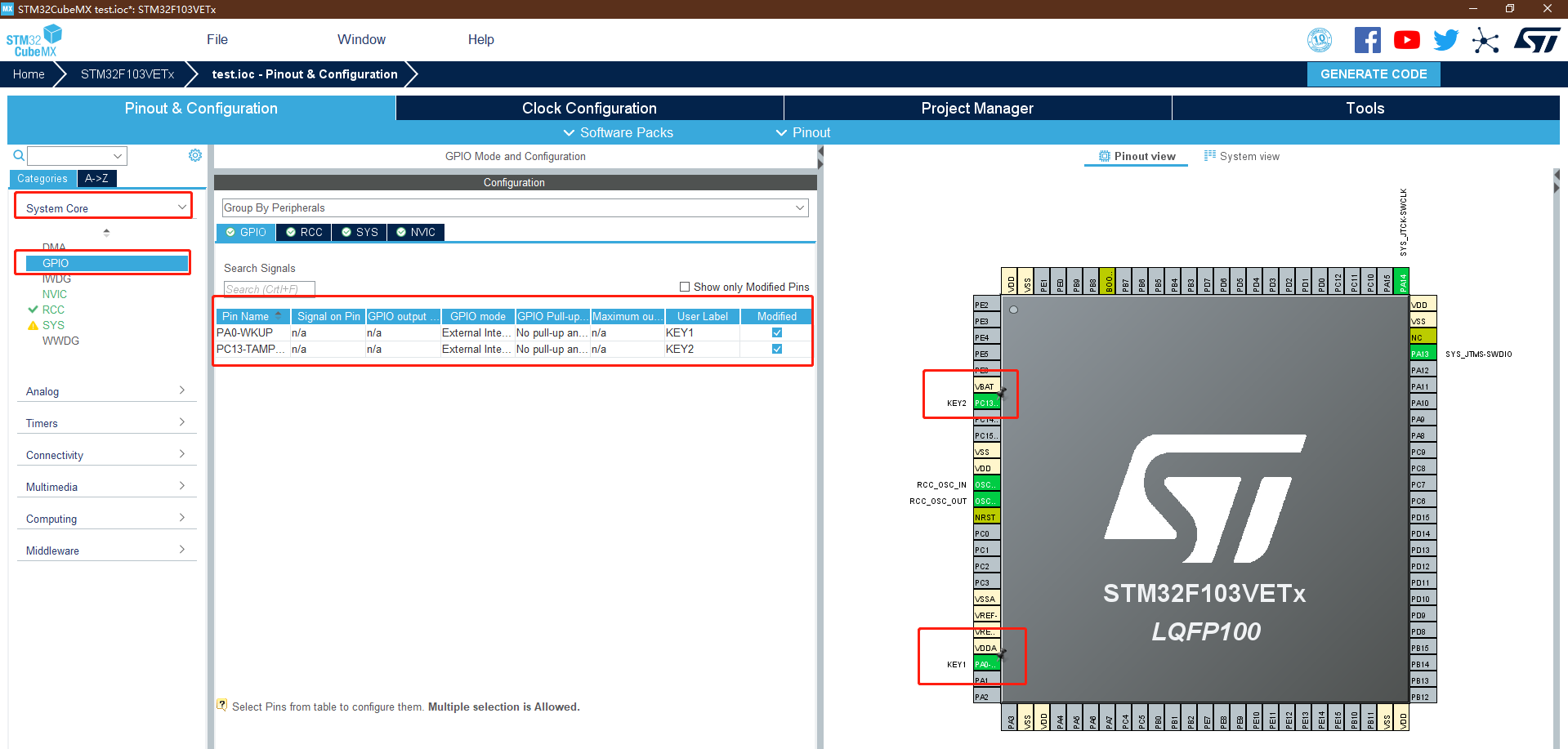 STM32CubeMX学习笔记（36）——FreeRTOS实时操作系统使用（中断管理）