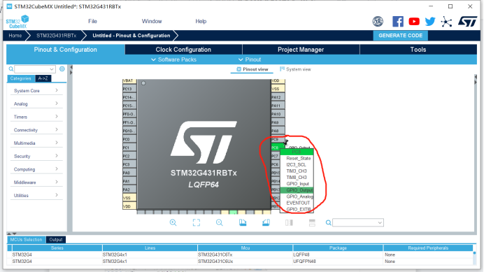 STM32G4 蓝桥杯嵌入式 入门流水灯