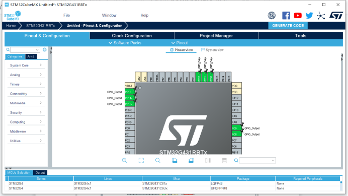 STM32G4 蓝桥杯嵌入式 入门流水灯