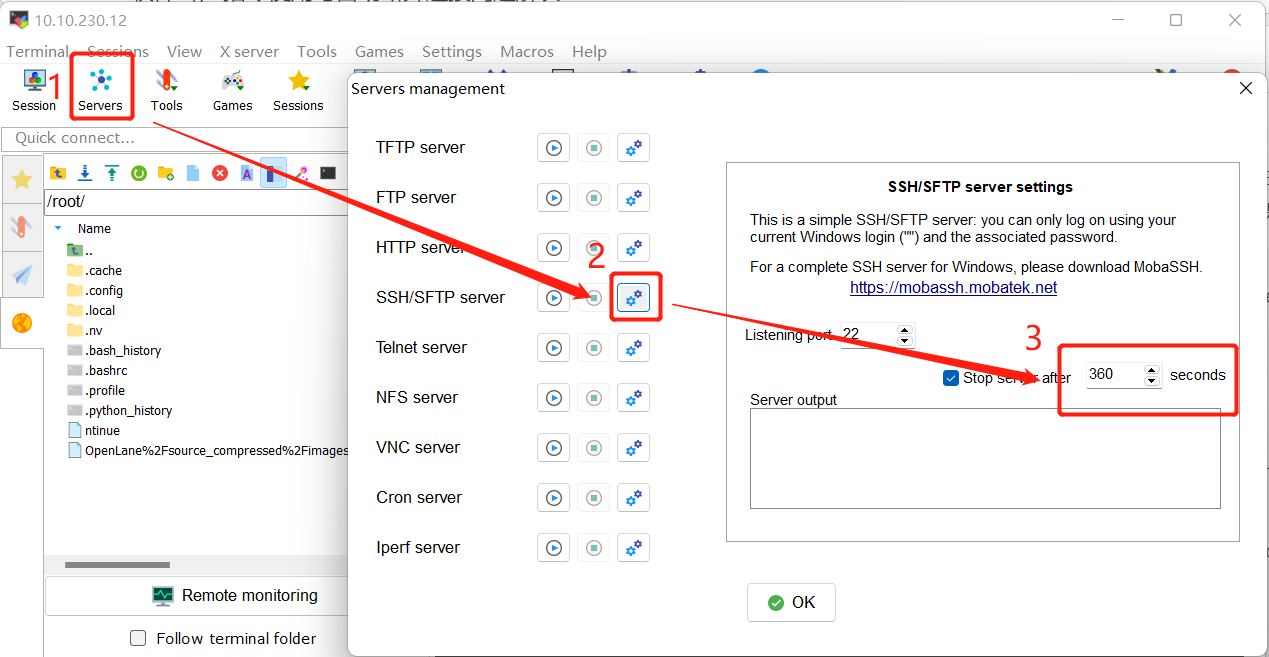 MobaXterm软件wget指令使用与自动断开连接问题解决