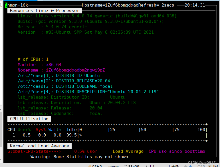 Linux学习准备,nethogs,htop,nmon,dstat用法