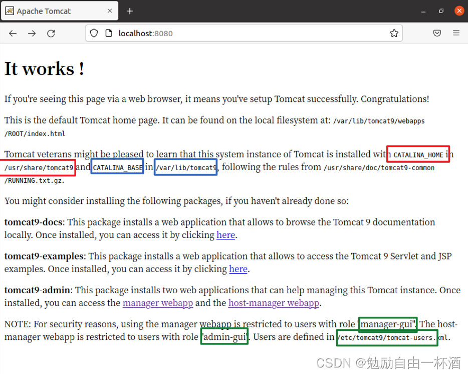 Ubuntu平台apt安装tomcat和IntelliJ IDEA平台配置教程（附：主目录和基目录的区别 CATALINA_HOME vs CATALINA_BASE）