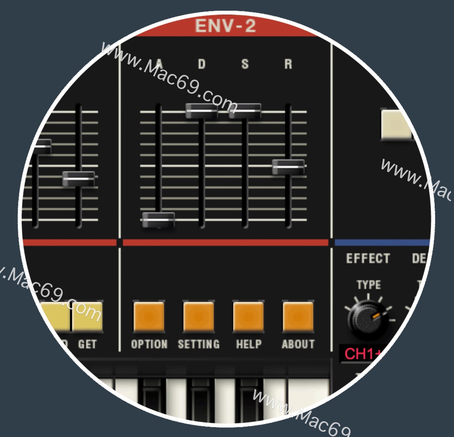 立体合唱声效果器：Roland Cloud JUNO-60 Mac