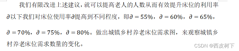 OLS回归模型-斯皮尔曼相关系数-数值模拟-多目标规划-养老服务床位需求预测与运营模式研究-之数学建模