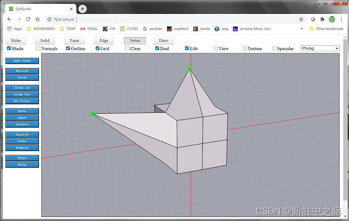 JS开发3D建模软件