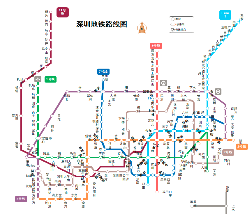 教你轻松又简单的绘制地铁线路图