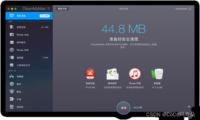 Cleanmymac X绿色中文苹果系统清理软件