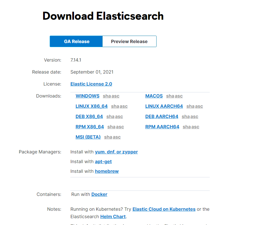 ElasticSearch 个人笔记