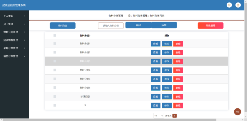 含文档+PPT+源码等]精品基于SSM的奶茶店信息管理系统[包运行成功]程序设计源码计算机毕设