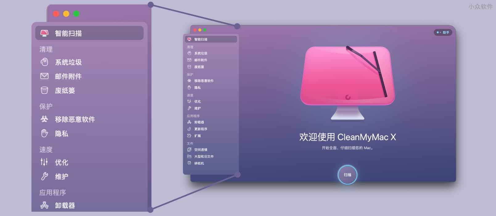 MacBook必备电脑系统优化软件CleanMyMac X