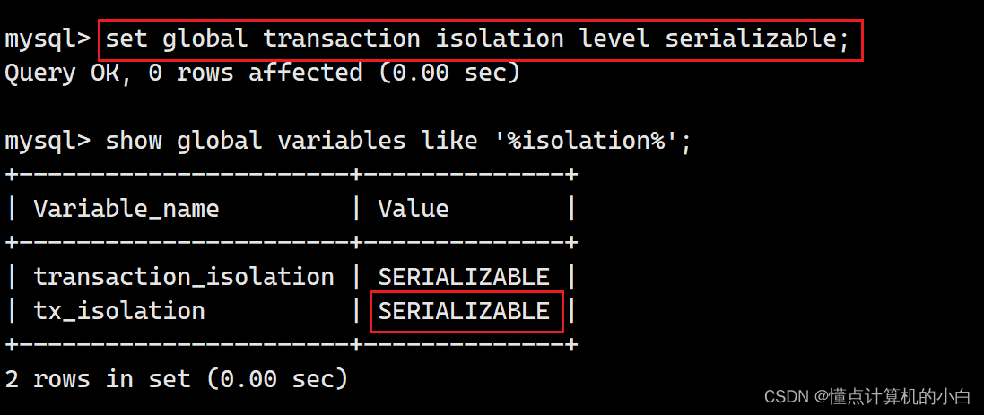 MySQL的事务和存储引擎