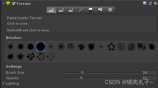 unity3D地形编辑器—Terrain