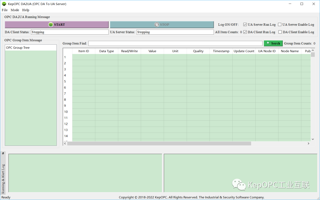 KepOPC全新DA2UA中间件实现OPCDA与UA的转换及互操作