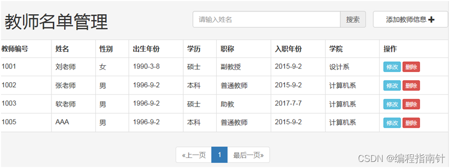 基于SSM实现学生竞赛管理系统