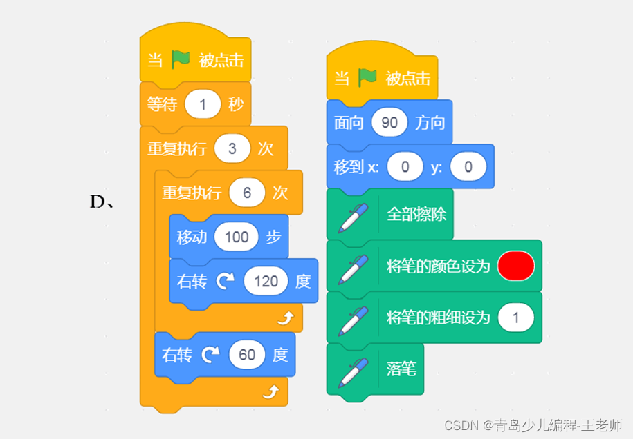 Scratch软件编程等级考试三级——20210320