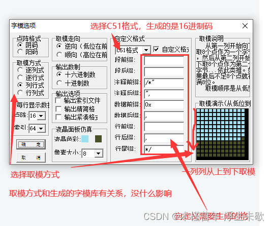 0.96寸OLED显示汉字，数字，英文，图片，GIF动画+取模软件使用+代码解析