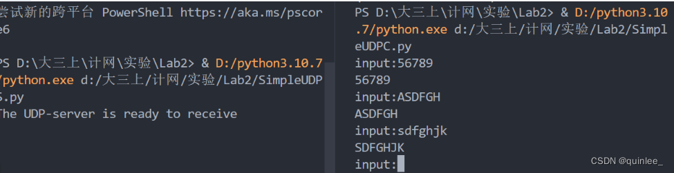 【计算机网络】python——socket编程（TCP/UDP）