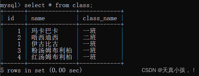 数据库学习笔记(八)-----表操作详述（上）