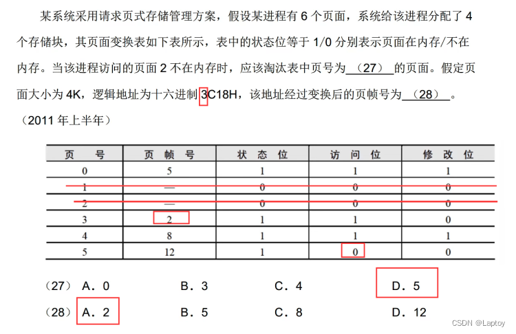 软件设计师：02-操作系统基本原理