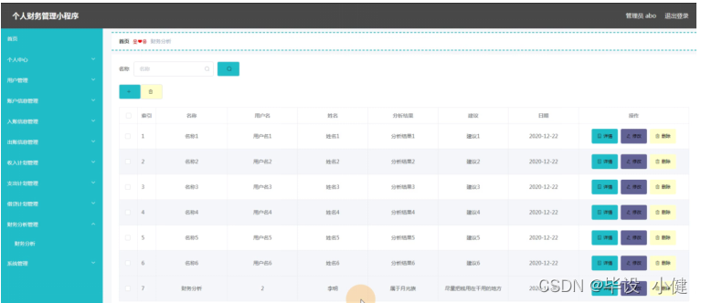 node.js+uni计算机毕设项目个人财务管理小程序（程序+小程序+LW）