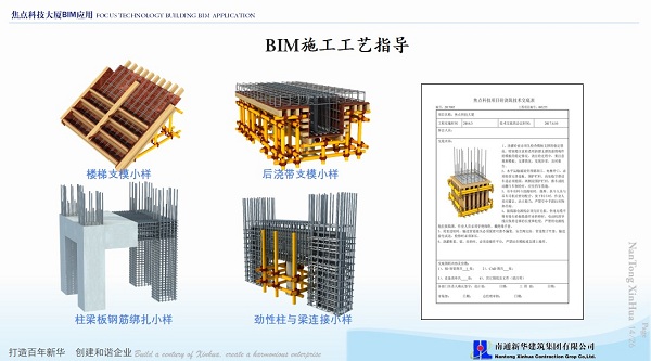 上海市建筑施工协会BIM大赛一等奖成果：南通新华焦点科技项目