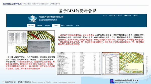 上海市建筑施工协会BIM大赛一等奖成果：南通新华焦点科技项目